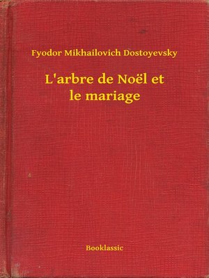 cover image of L'arbre de Noël et le mariage